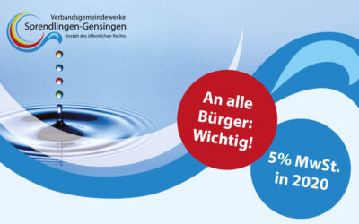 Verbrauchsabrechnung Wasser und Abwasser 2020 und 2021