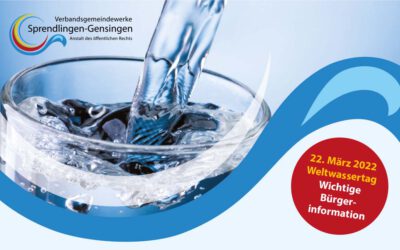 Internationaler Weltwassertag am 22.03.2022