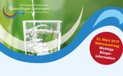 Internationaler Wassertag am 22.03.2019