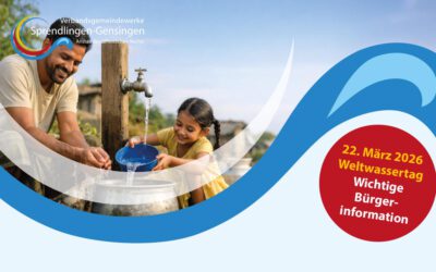 Internationaler Weltwassertag am Sonntag 22. März 2026